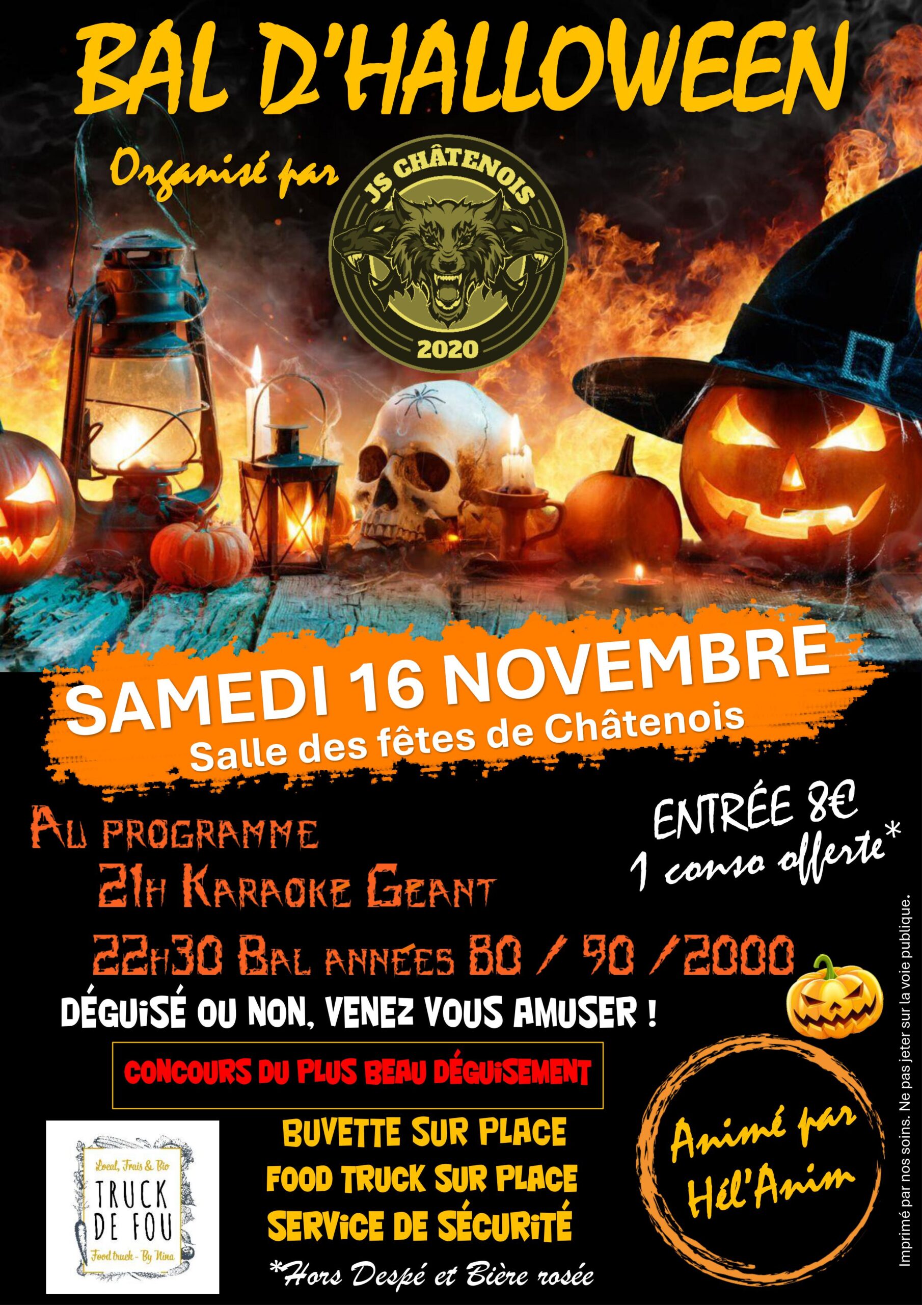 BAL D’HALLOWEEN à CHATENOIS